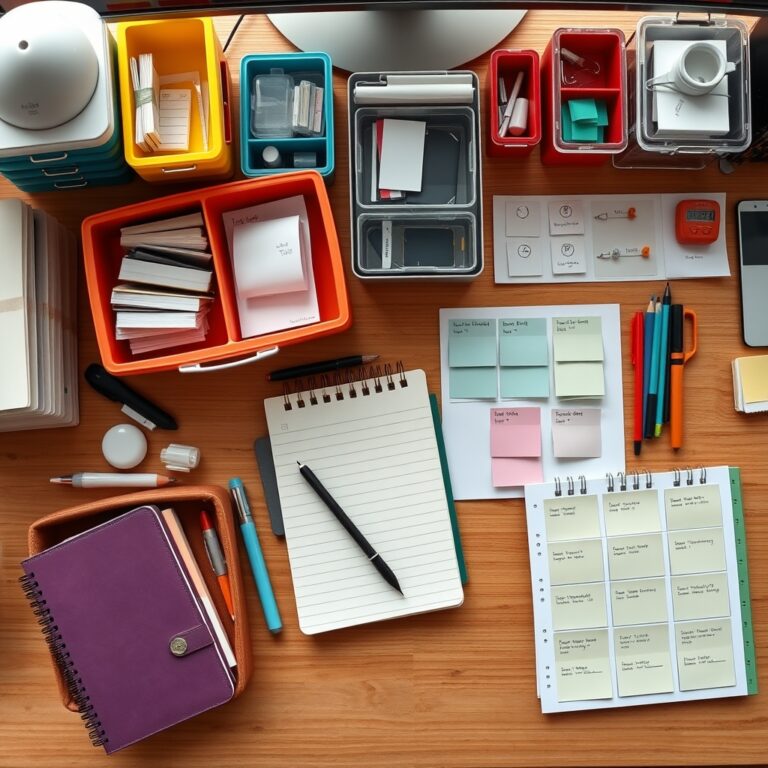 ADHD-friendly organization system