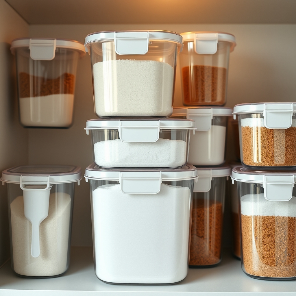 baking containers in action