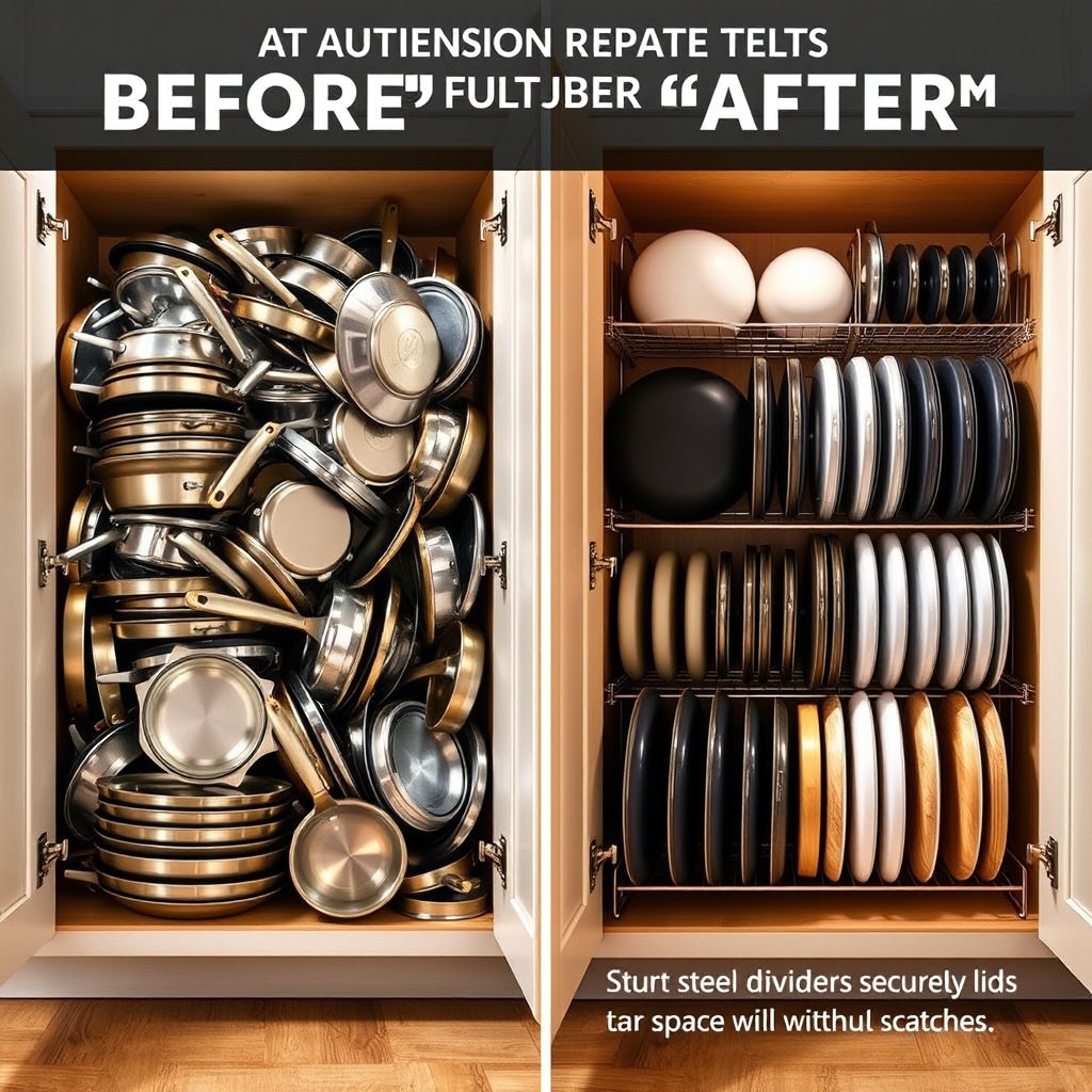 Expandable Cookware Rack: Expert Review of Adjustable Steel (2026) 3 expandable cookware rack in action