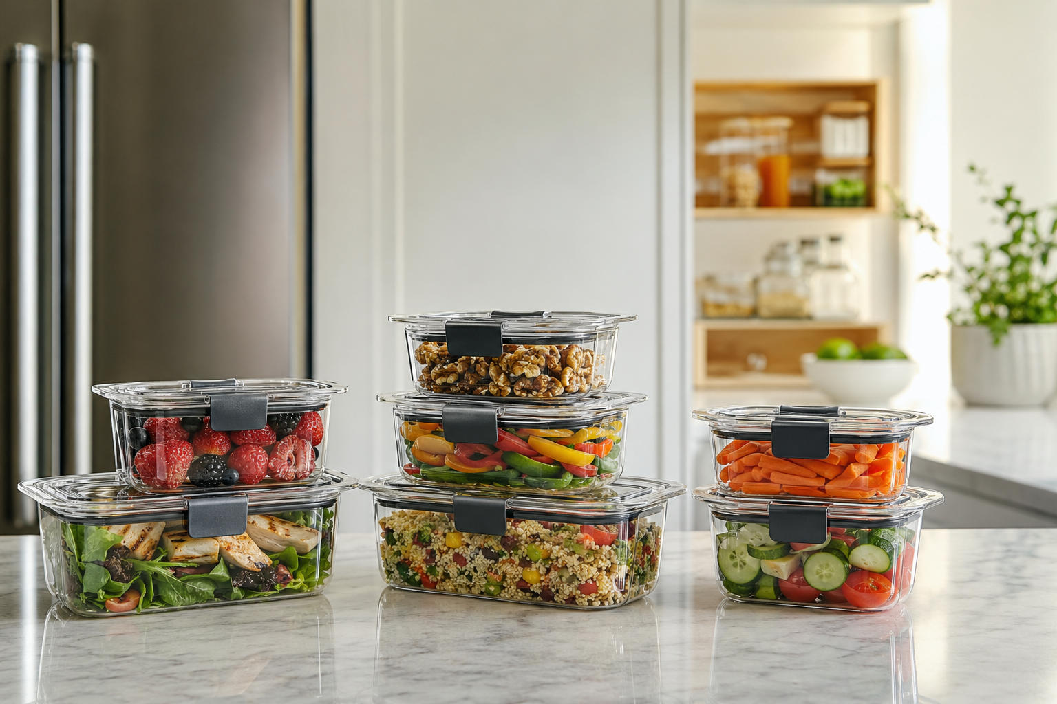 Rubbermaid Brilliance Food Storage Containers: Expert Review 3.2 Cup (2026) 1 rubbermaid brilliance food storage containers product view