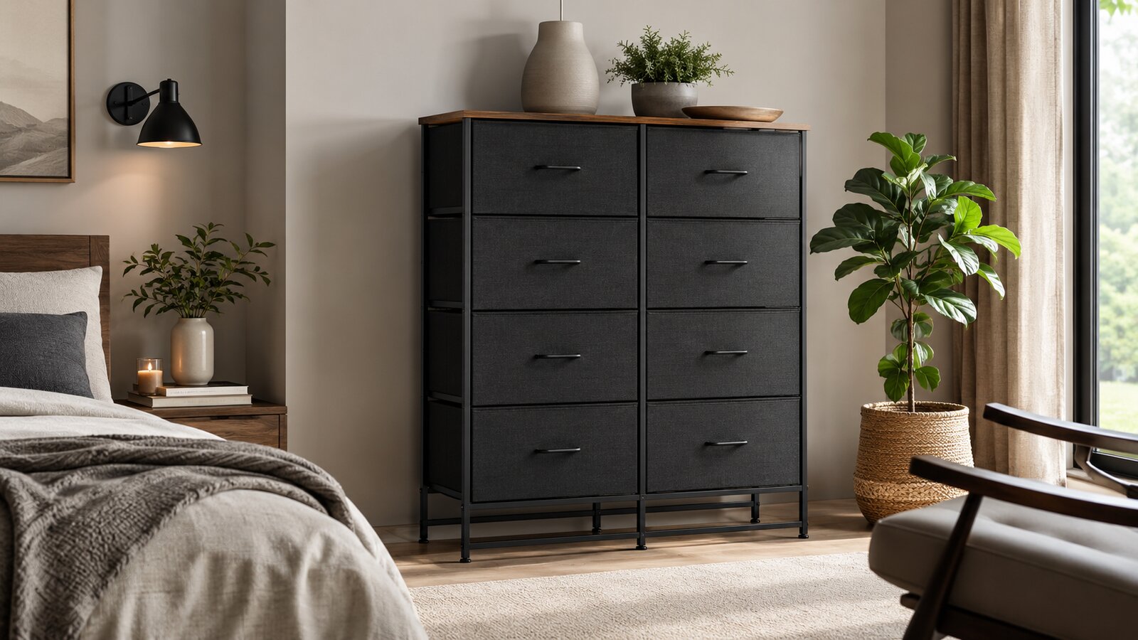 sweetcrispy 8 drawer dresser product view