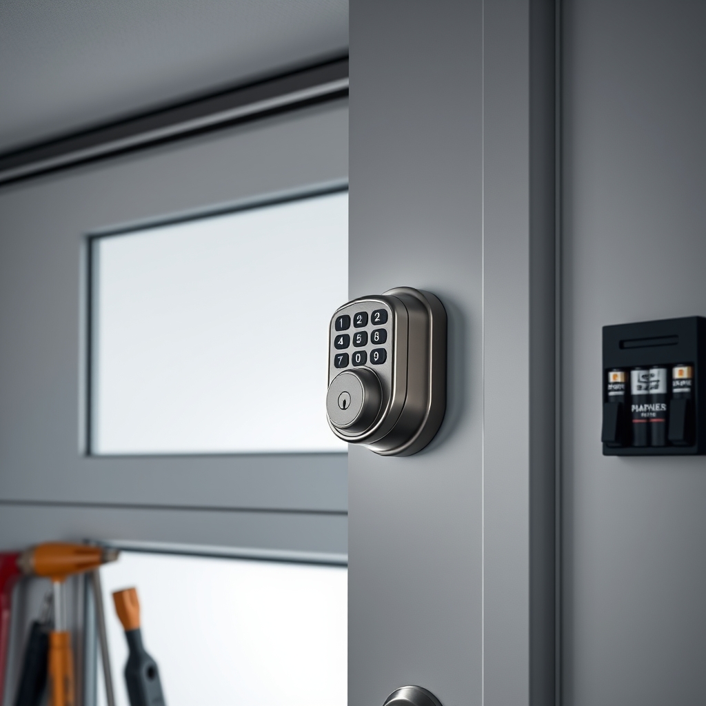 Keyless Deadbolt Lock: Expert Review of BE365 in Satin Nickel (2026) 2 keyless deadbolt lock in action