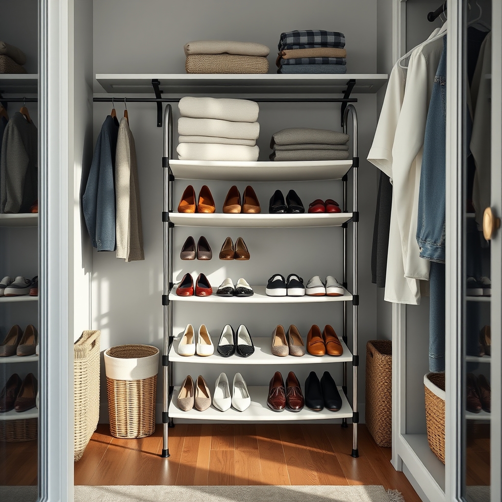 Shoe Rack: Essential Review of VASAGLE 5-Tier Worth Buying (2026) 3 shoe rack in action