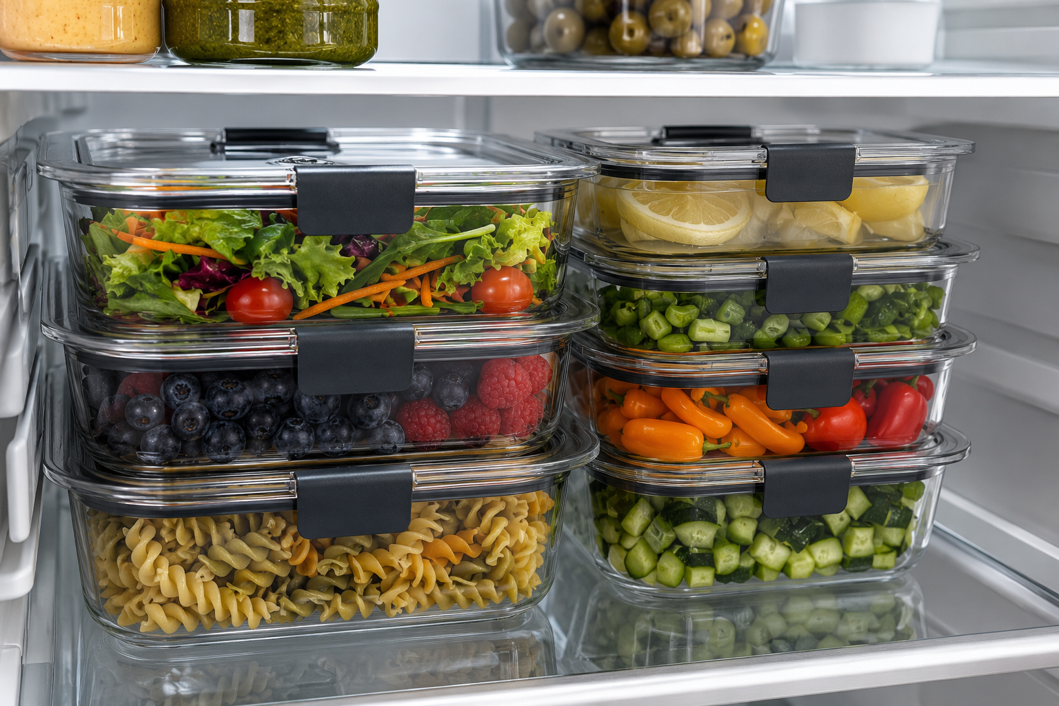 Rubbermaid Brilliance Food Storage Containers: Expert Review 3.2 Cup (2026) 2 rubbermaid brilliance food storage containers in action