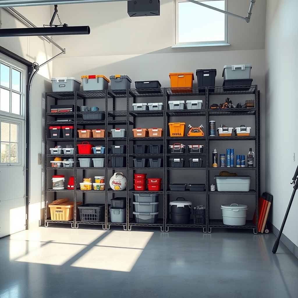 garage storage shelves product view