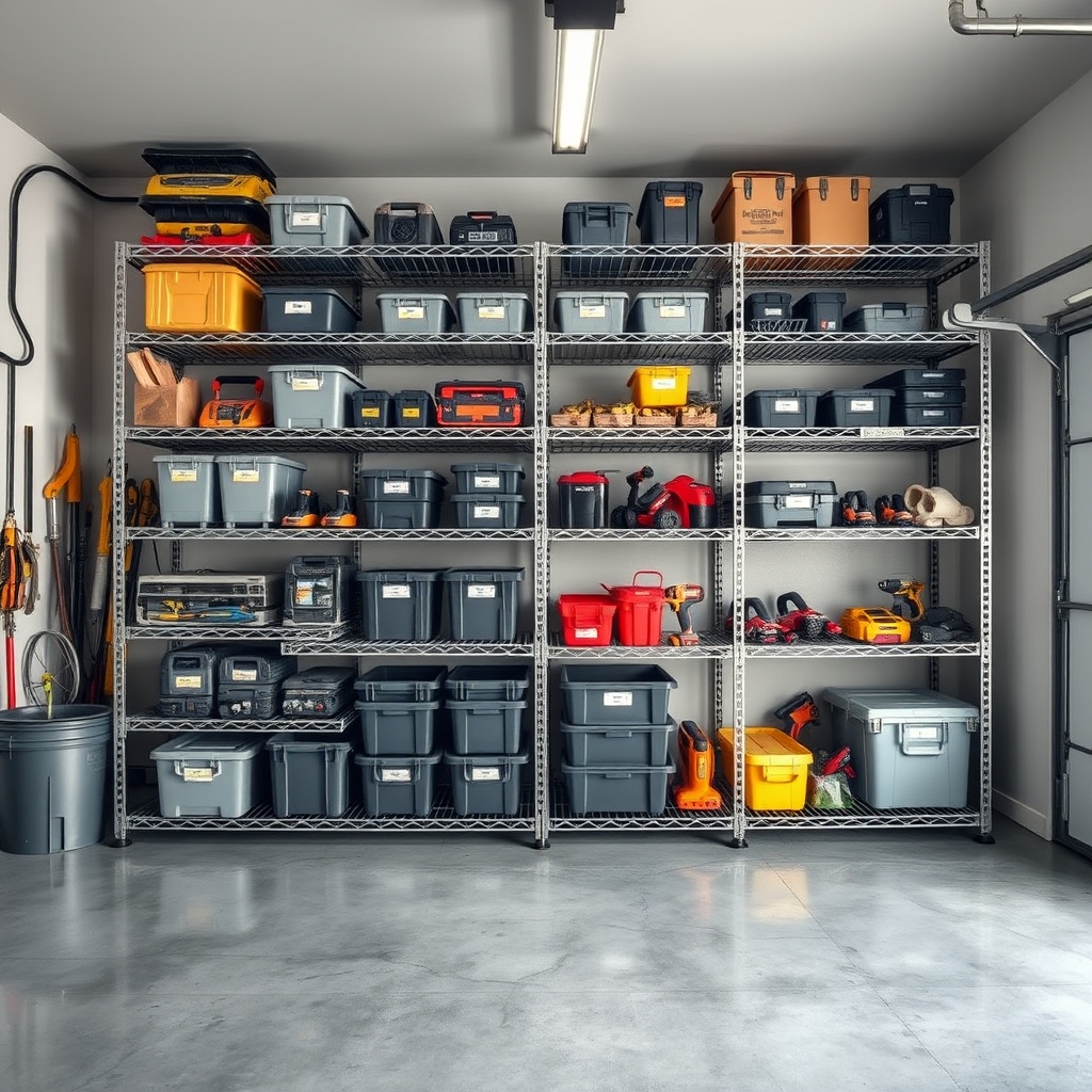 Garage Shelving: Essential Review of Reliable 2100 lbs Rack (2026) 3 garage shelving in action