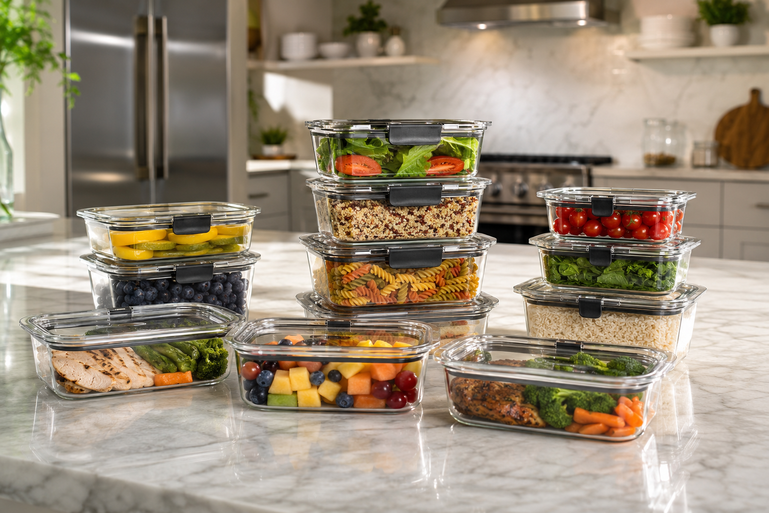 Rubbermaid Brilliance Glass Food Storage: Essential Review (2026) 1 rubbermaid brilliance glass food storage product view