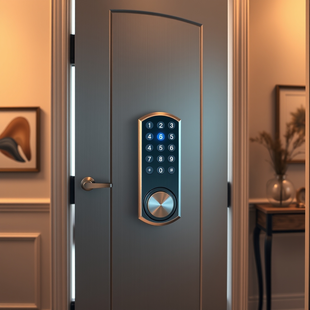 Keyless Deadbolt Lock: Expert Review of 10-Button Satin Nickel (2026) 2 keyless deadbolt lock product view