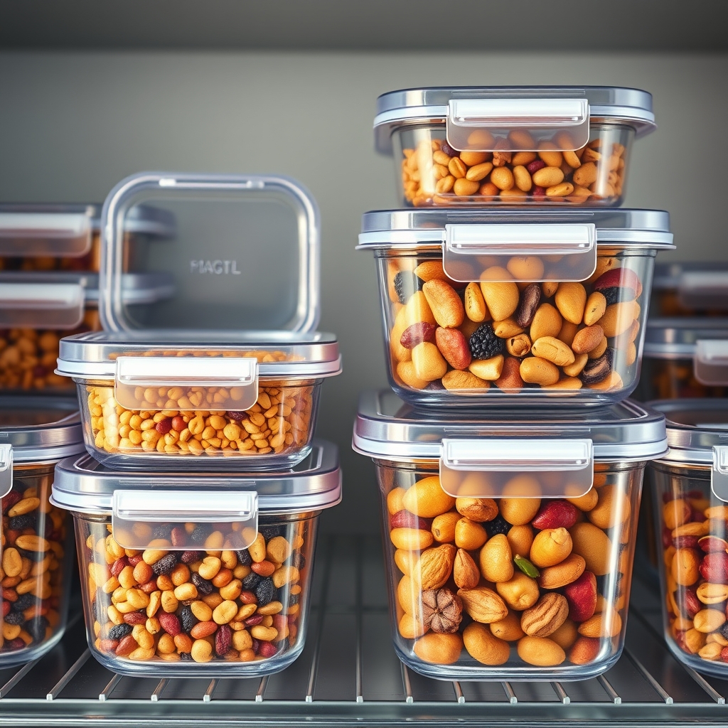 airtight containers in action