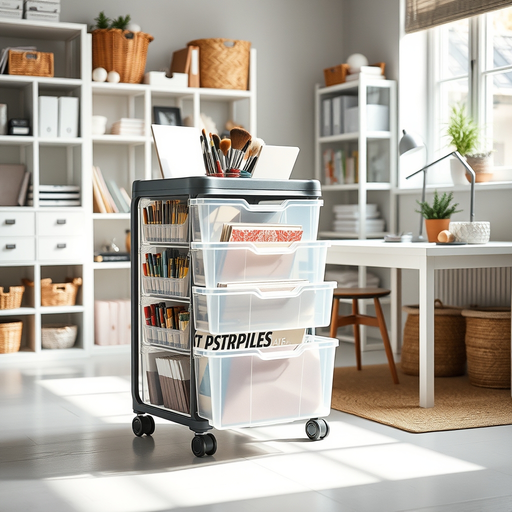 Storage Cart: 10 Ultimate Solutions for Amazing Organization in 2026 3 storage cart in action