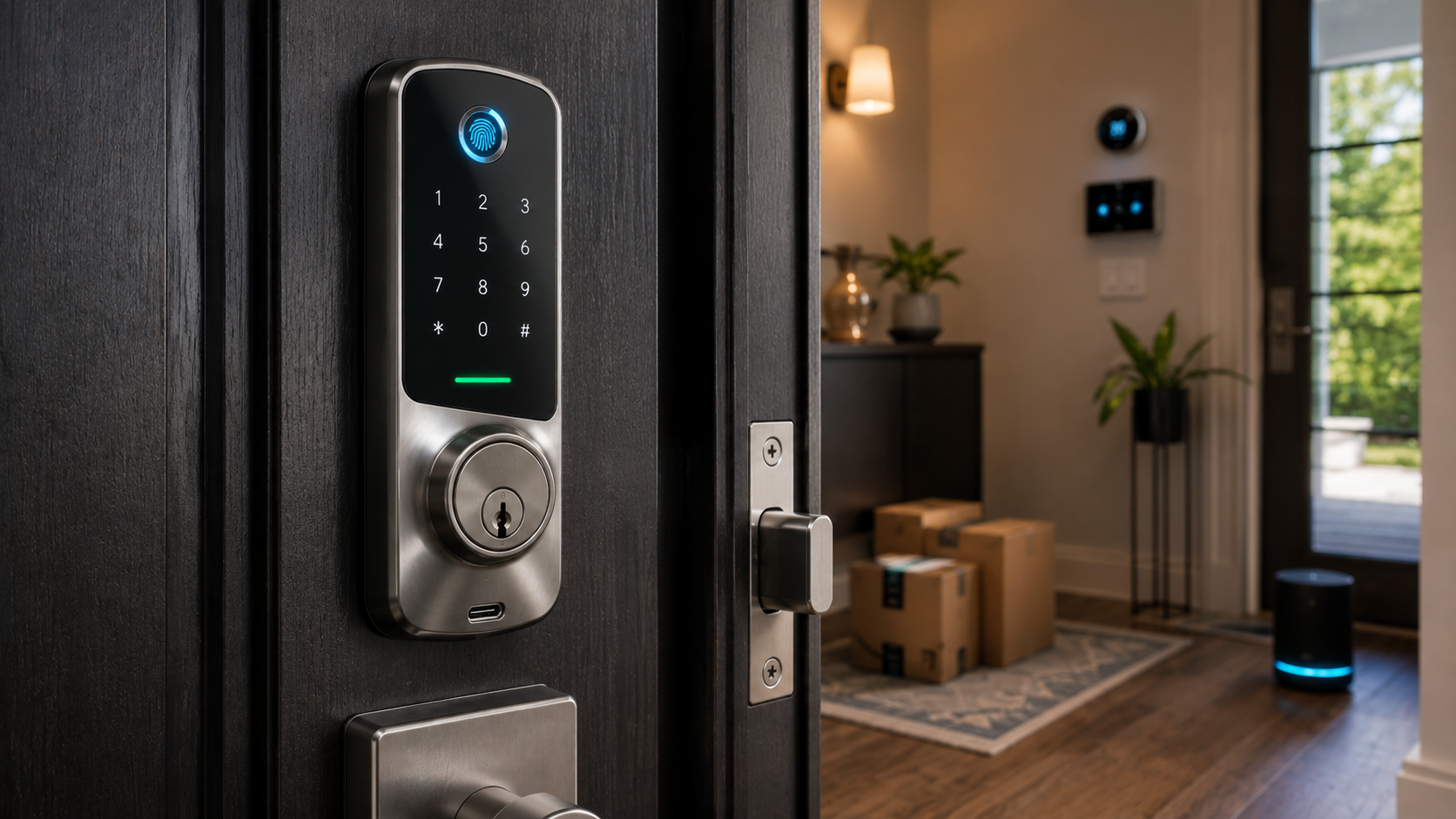 Fingerprint Smart Lock: Reliable Expert Review of DESLOC B200 (2026) 2 fingerprint smart lock in action