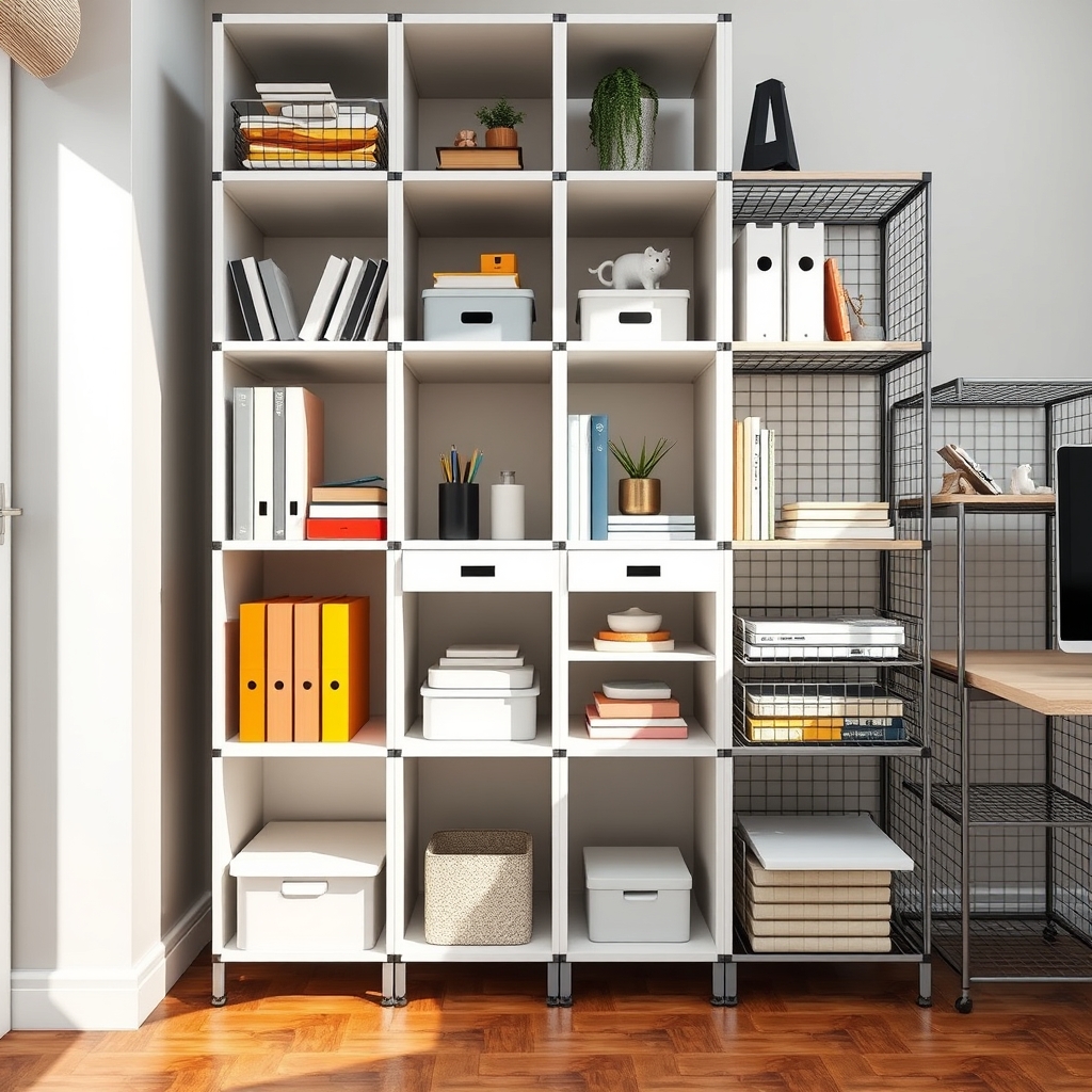 cube organizer in action