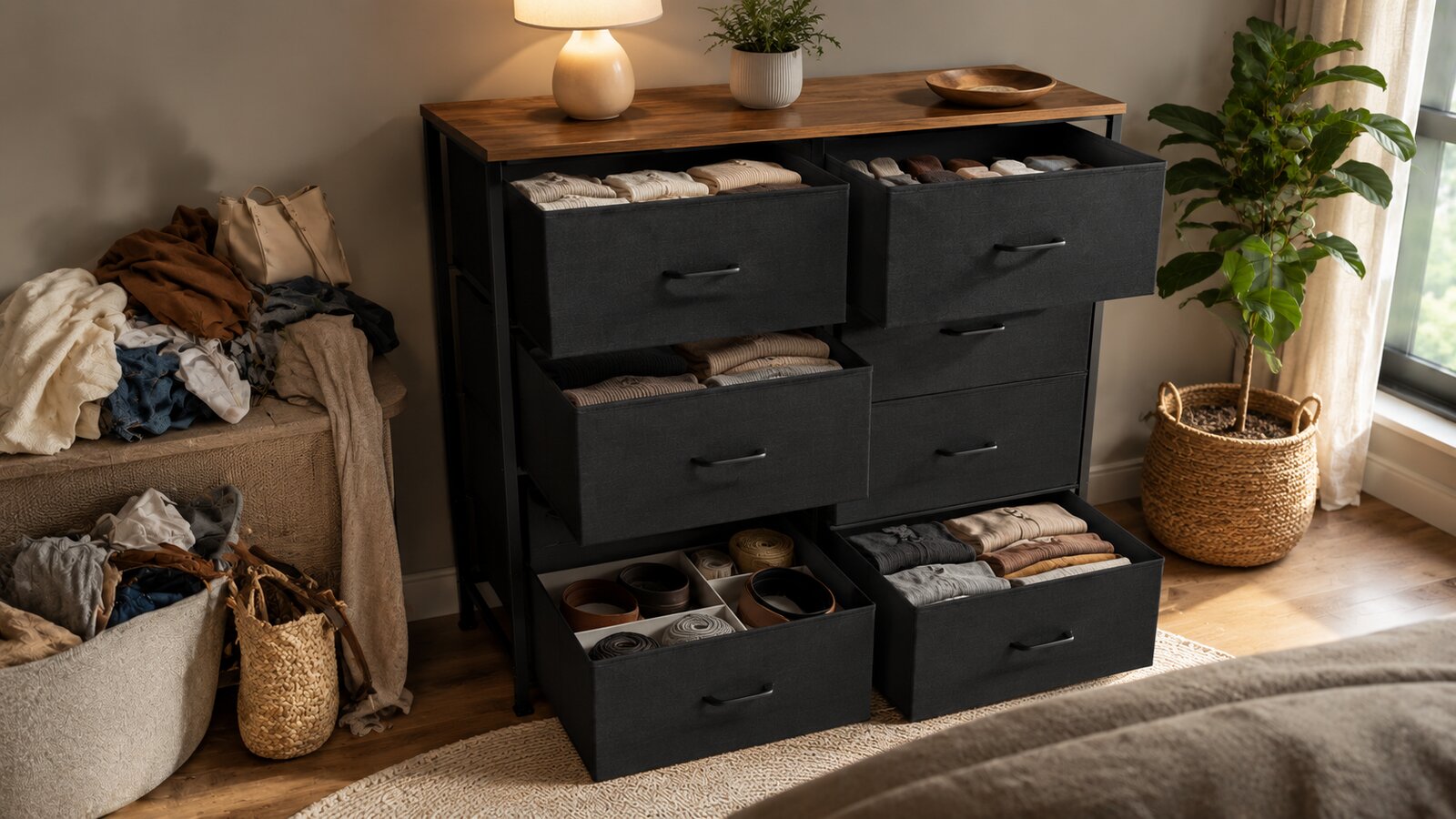 sweetcrispy 8 drawer dresser in action