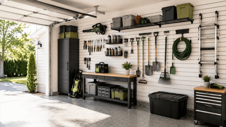 Garage Slatwall Organization: PVC Panels & Costs 2 Garage Slatwall Organization: PVC Panels, Costs & Installation Guide (2026)