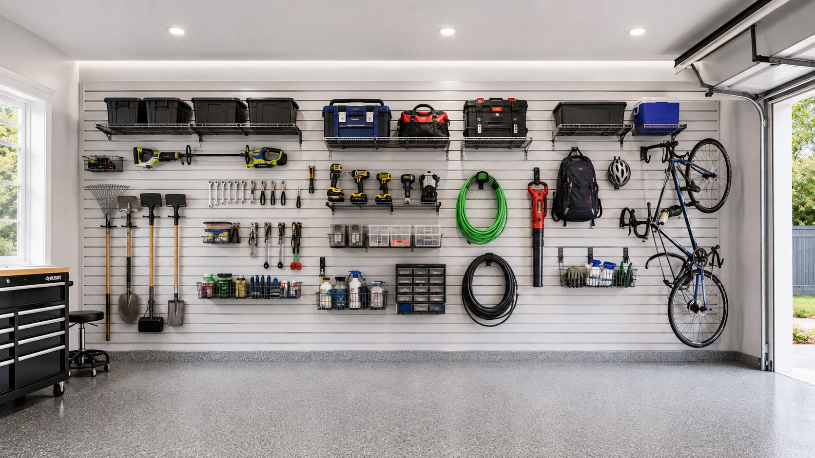 garage slatwall organization - Illustration 3