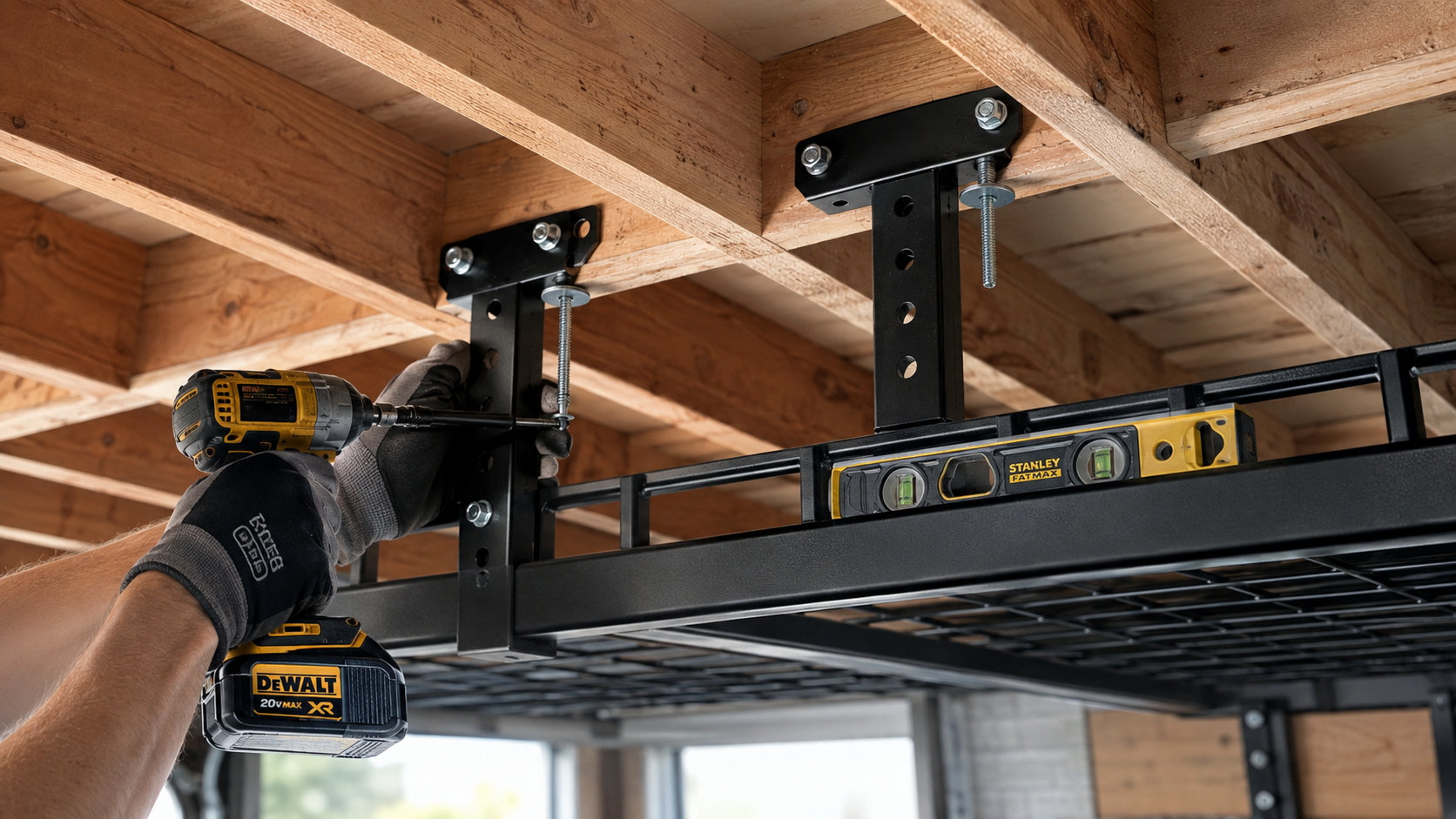 Overhead Garage Storage Rack: Safe Capacity, Install & Cost Guide 3 overhead garage storage rack - Illustration 2