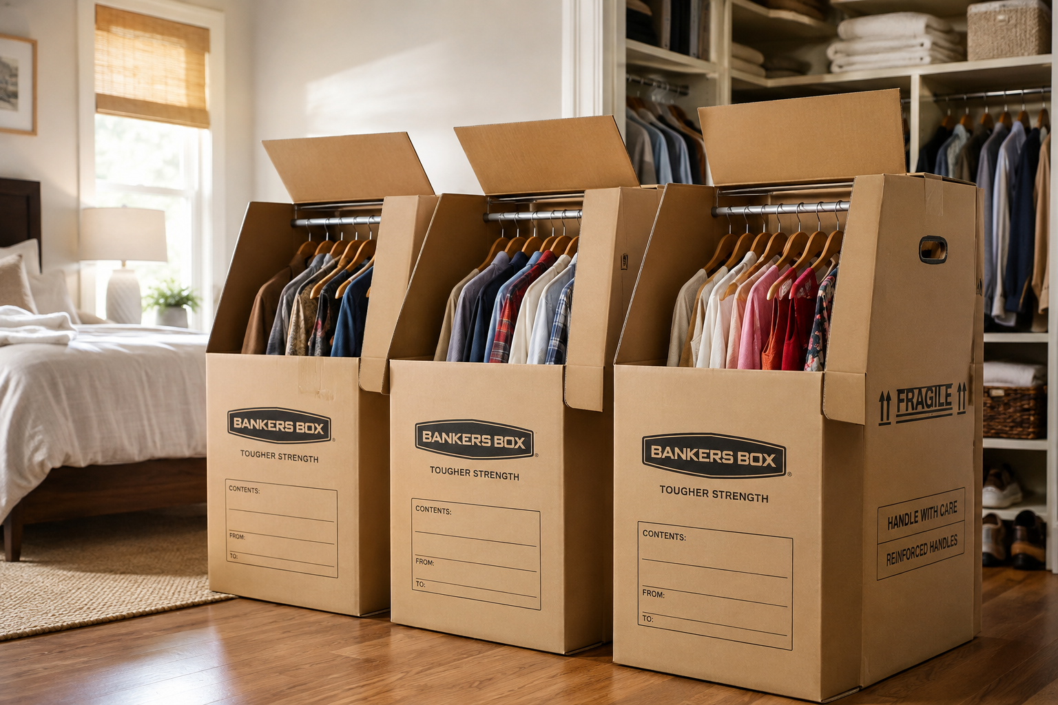 bankers box wardrobe moving boxes product view
