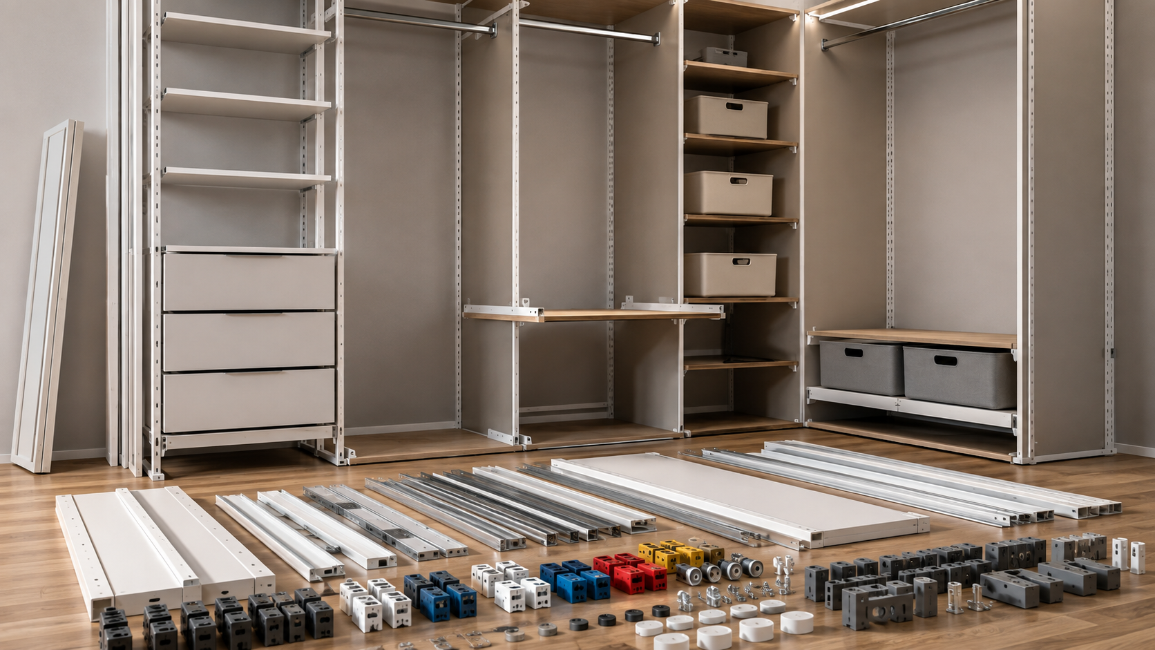 modular closet system - Illustration 2