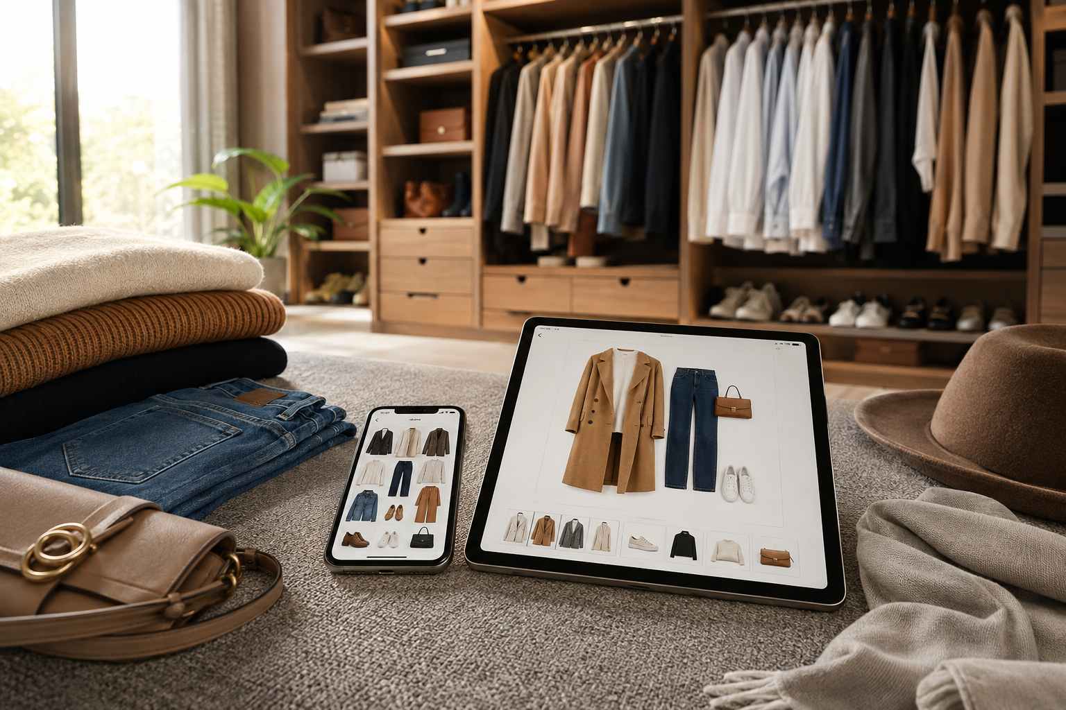 digital wardrobe organizer app - Illustration 1