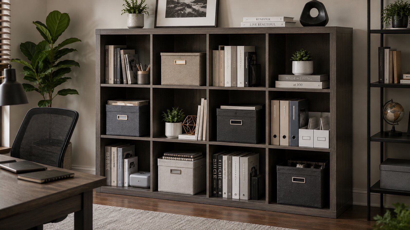 Whitmor 12 Cube Storage storage setup