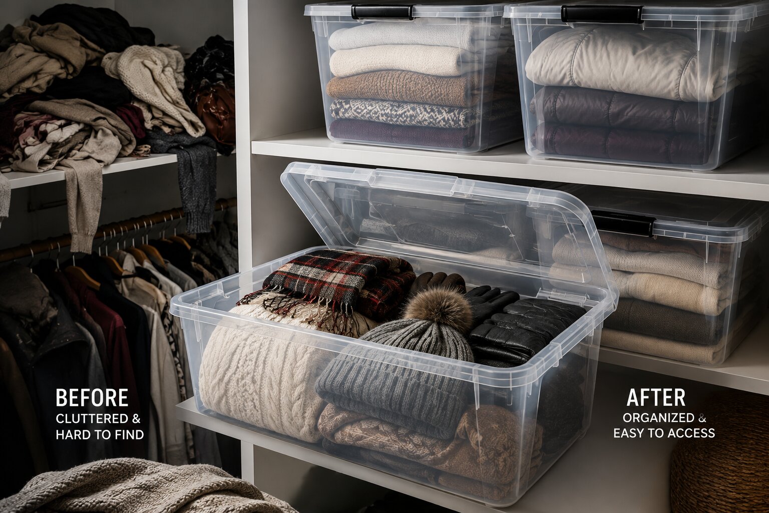 IRIS Storage Bin storage setup