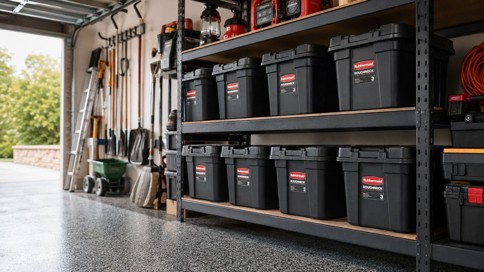 rubbermaid roughneck tote product view