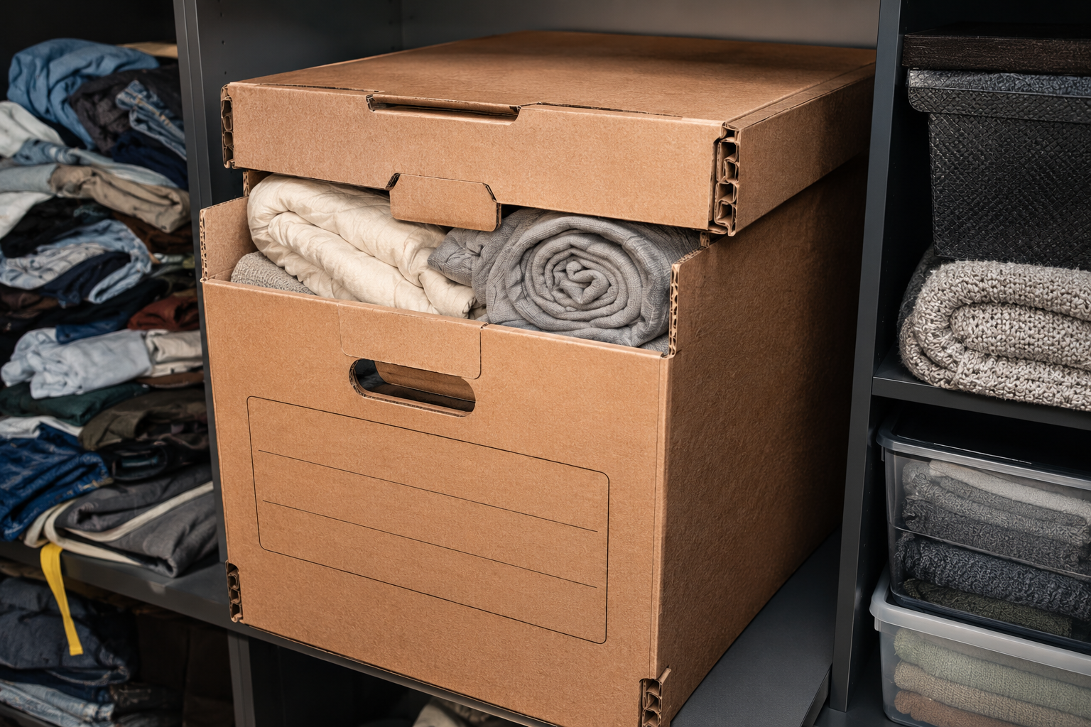 bankers box large prime moving box in action