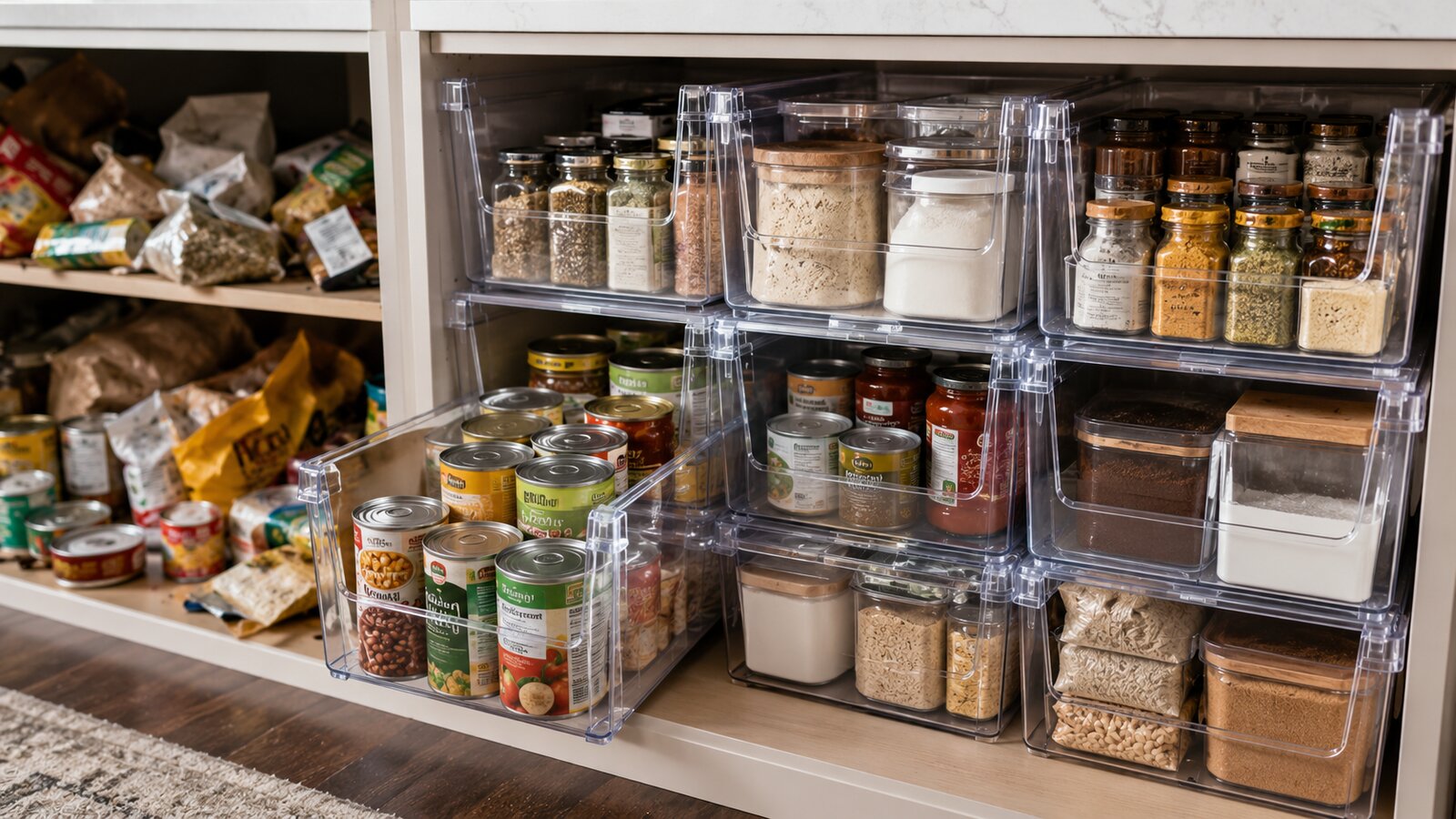 ReadySpace Storage Bins storage setup