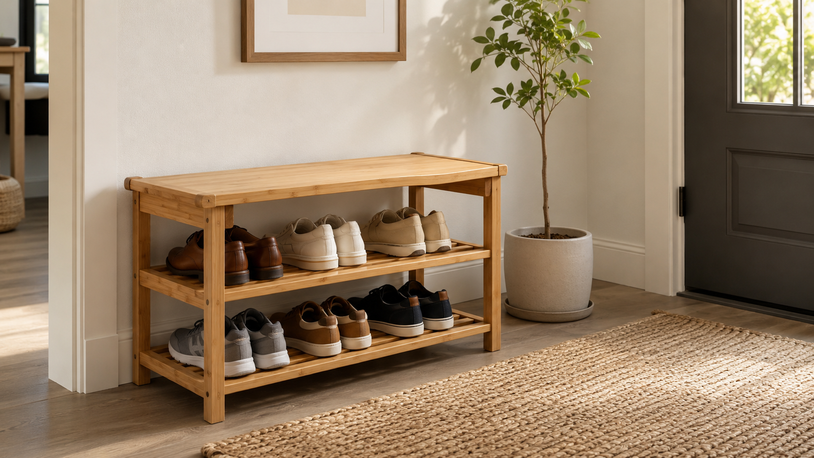 Songmics Shoe Rack Bench: Honest Review for Entryway (2026) 1 songmics shoe rack bench product view