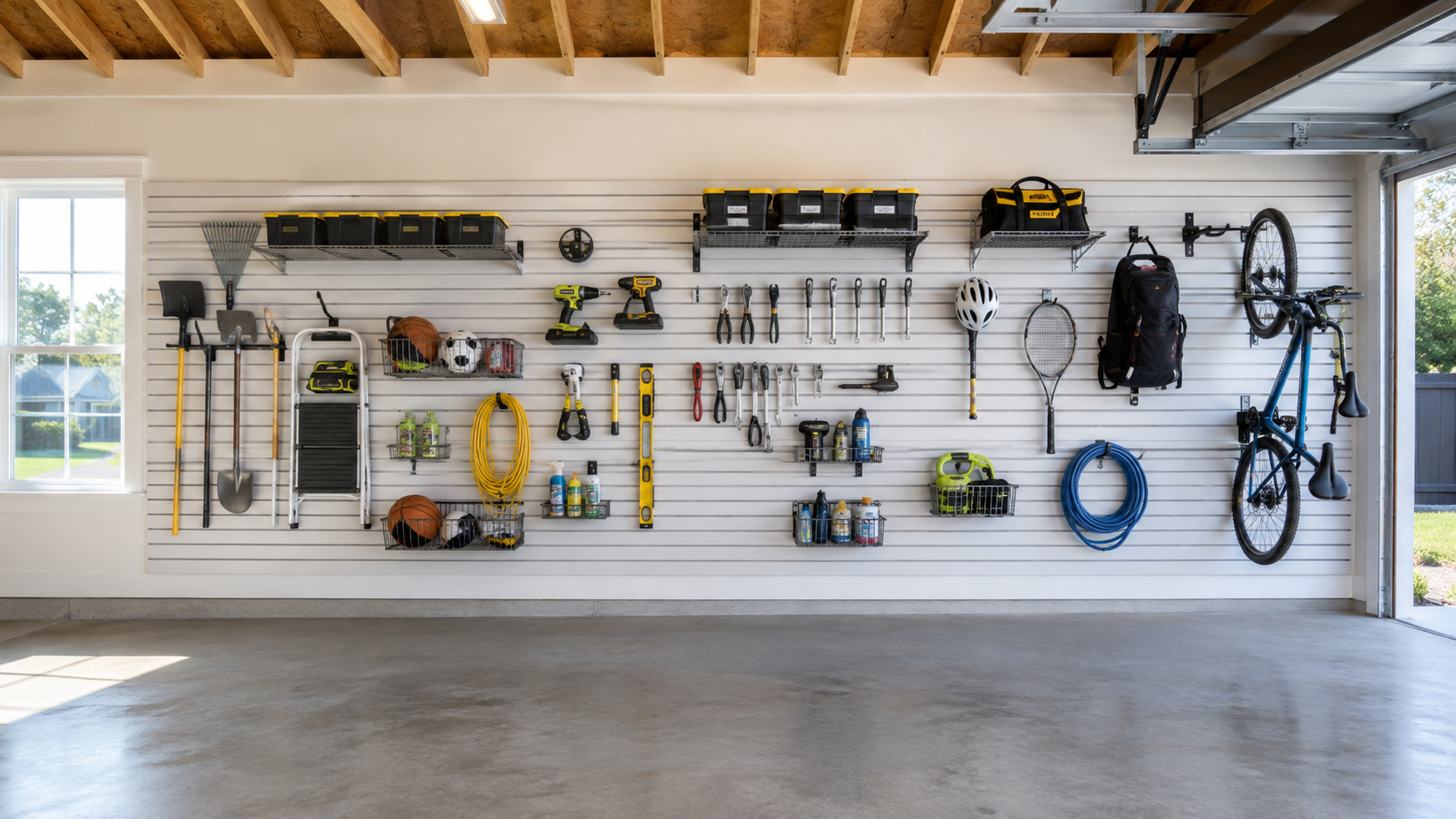 garage slatwall organization - Illustration 1