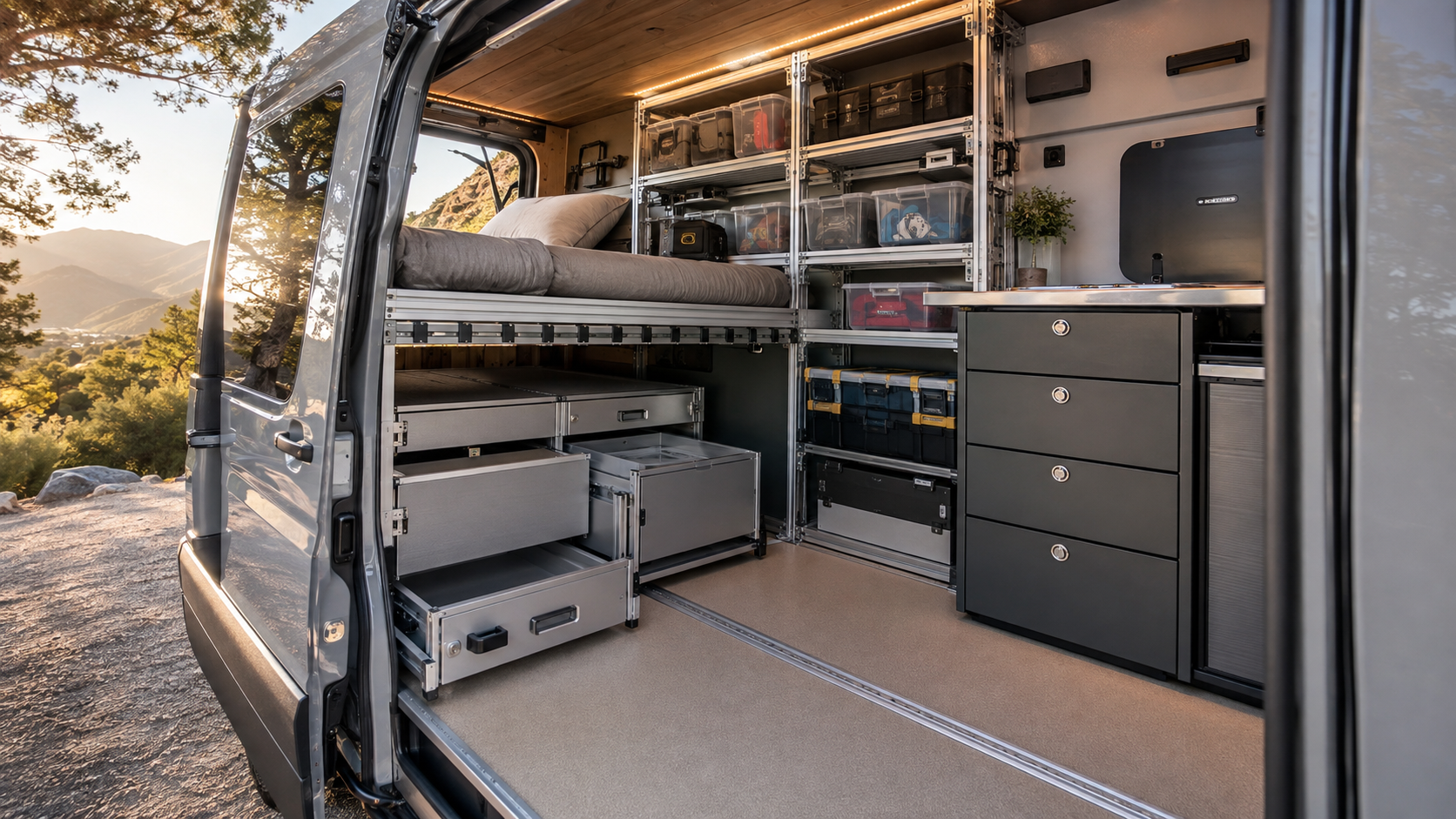 van life storage ideas - Illustration 1