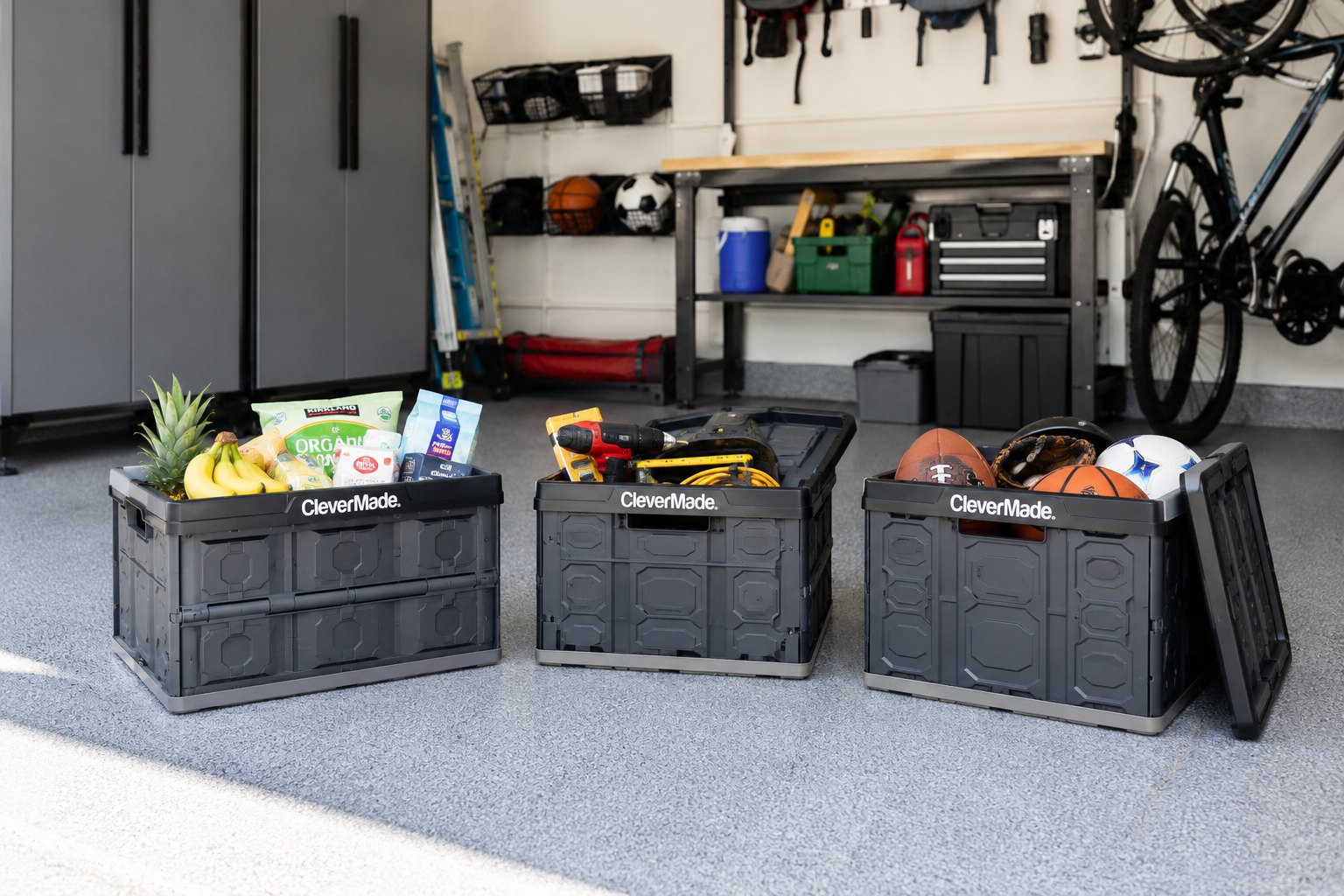 CleverMade Collapsible Utility Crate: Honest Review 45L (2026) 1 clevermade collapsible utility crate product view