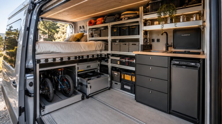Van Life Storage Ideas: Modular, Payload-Safe Van Build Guide (2026) 20 van life storage ideas