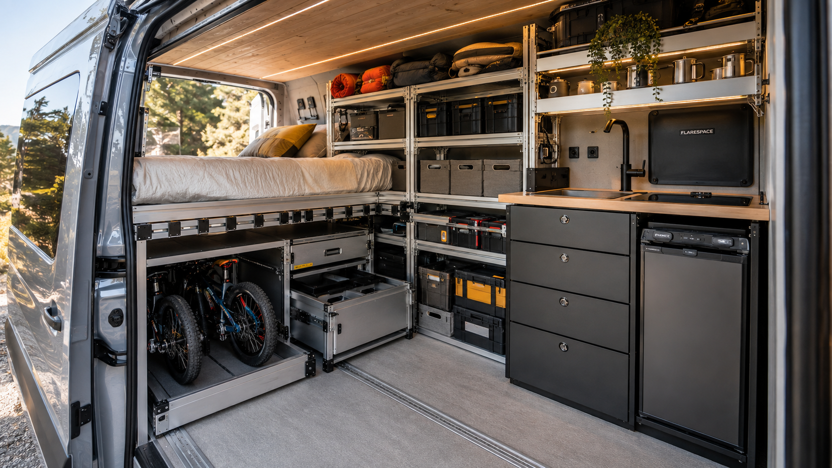 van life storage ideas
