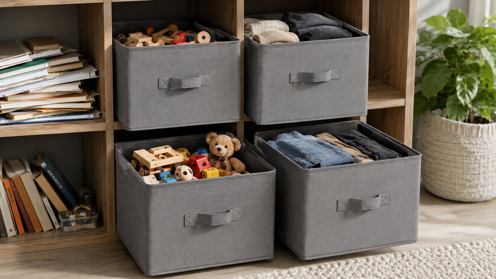 Songmics Storage Cubes: Honest Review for Closet (2026) 2 songmics storage cubes in action
