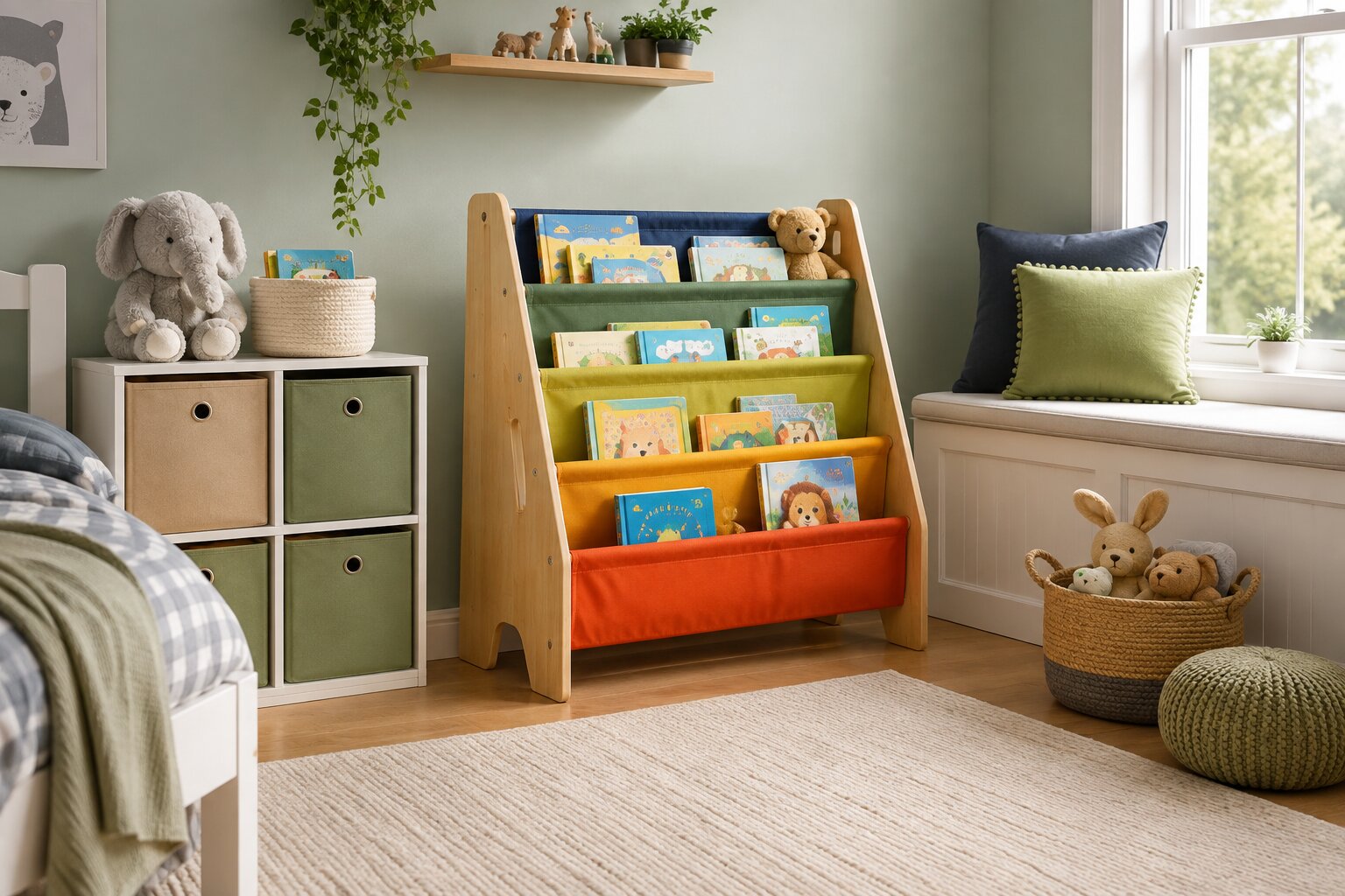 Wildkin Wooden Sling Bookshelf: Expert Review (2026) 1 wildkin wooden sling bookshelf product view