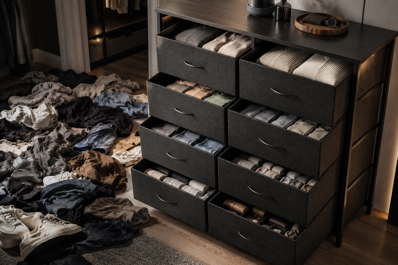 Songmics Bellah Dresser: Expert Review for Bedroom (2026) 2 songmics bellah dresser in action