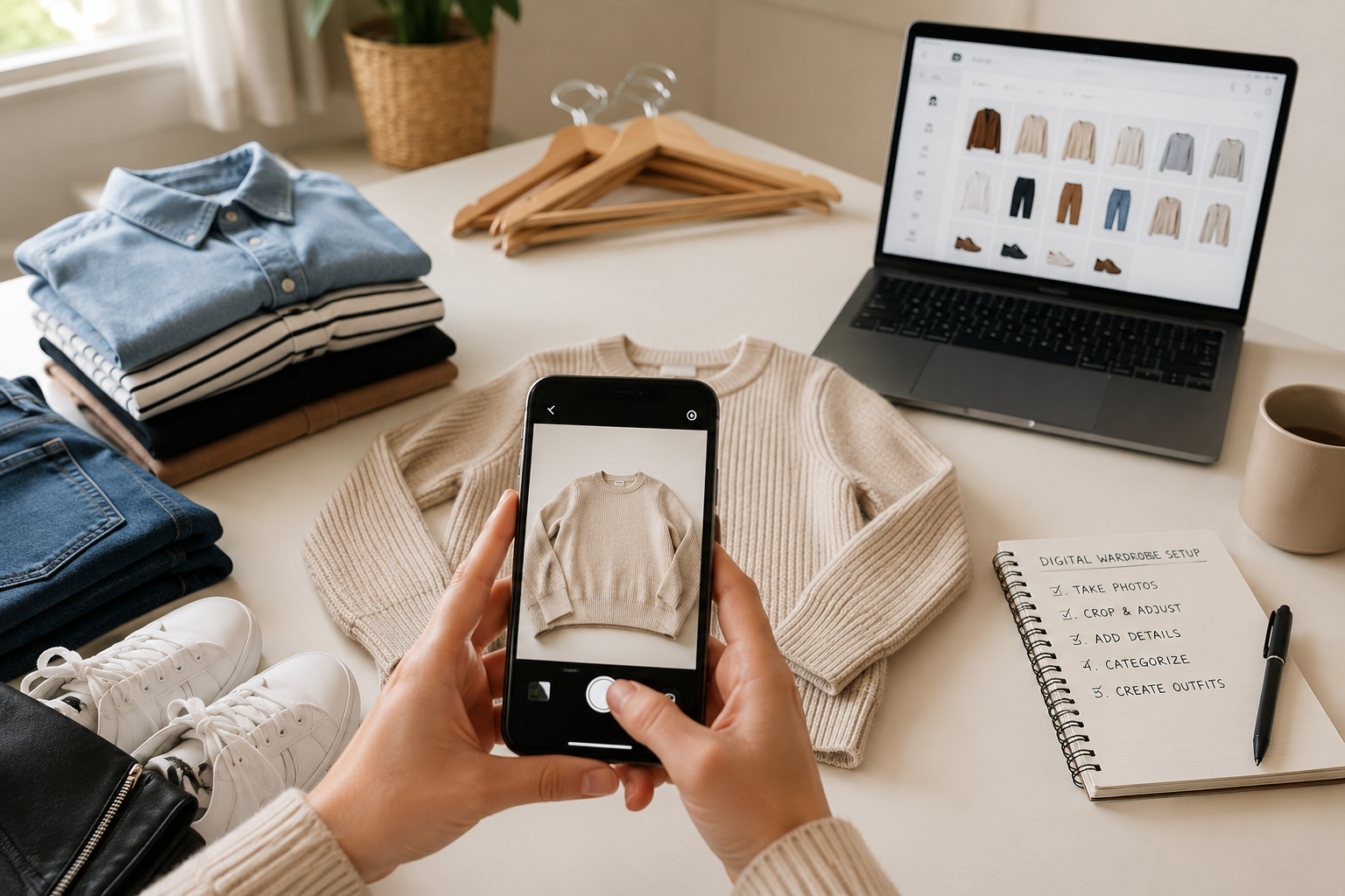 digital wardrobe organizer app